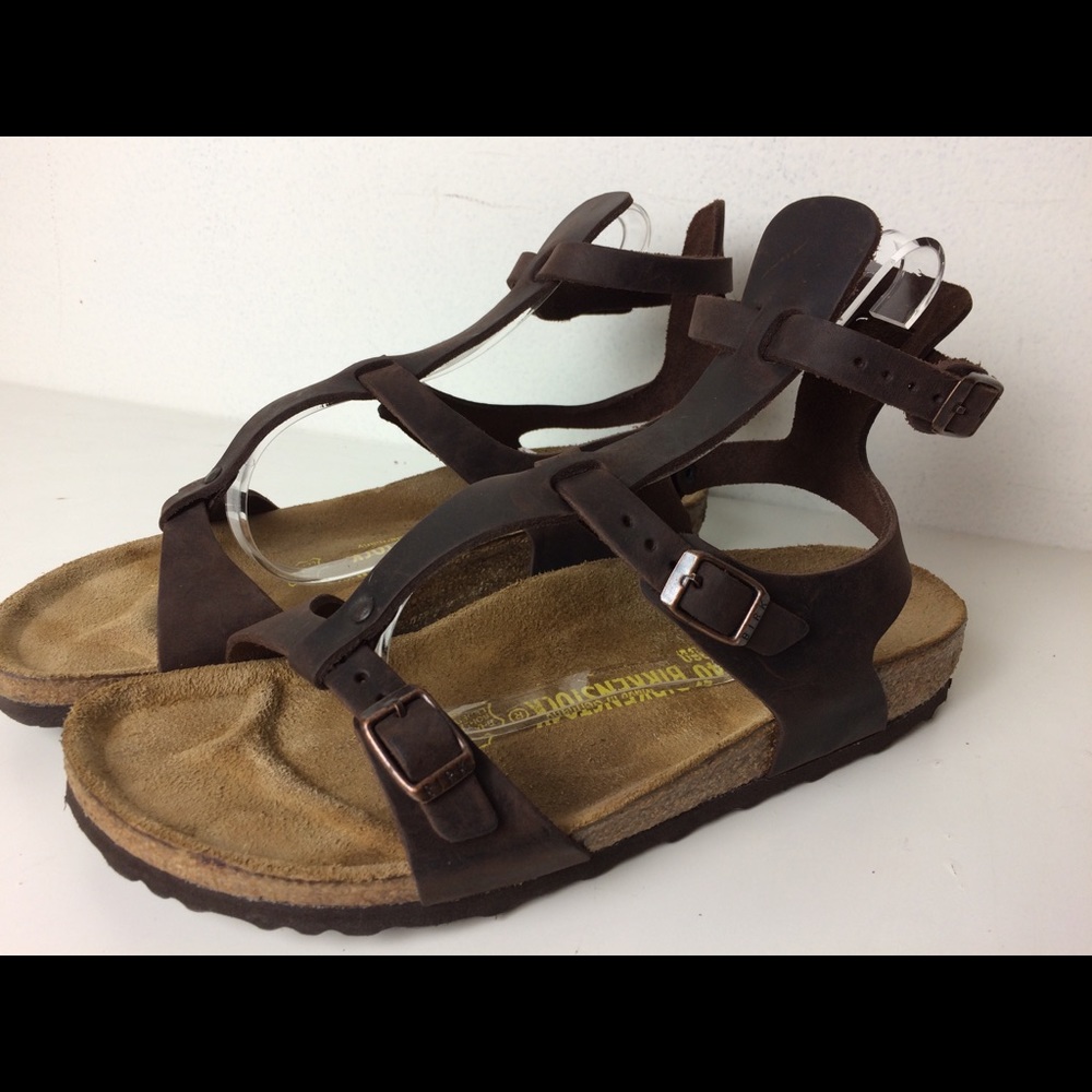 Birkenstock Chania Gladiator Oiled Leather Sandals